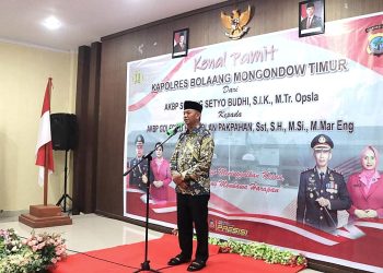 Bupati Oskar Hadiri Kenal Pamit Kapolres Boltim