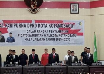 DPRD Kotamobagu Gelar Paripurna Penyampaian Pidato Walikota Masa Jabatan 2025-2030