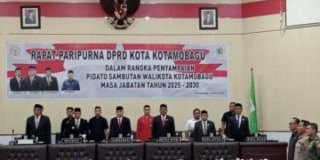 DPRD Kotamobagu Gelar Paripurna Penyampaian Pidato Walikota Masa Jabatan 2025-2030