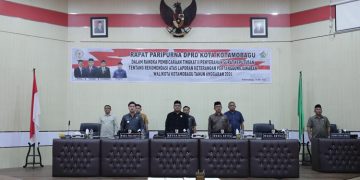 DPRD Kotamobagu Gelar Paripurna Penyerahan Rekomendasi LKPj Wali Kota Tahun 2024