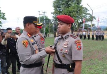 Polres Kotamobagu Gelar Sertijab Sejumlah Pejabat, Salah Satunya Kasat Reskrim 