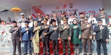 Walikota Kotamobagu Hadiri Upacara Peringatan Hari Bhayangkara Ke – 79