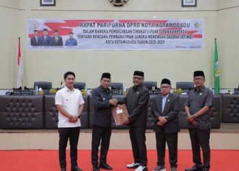 DPRD Tetapkan RPJMD Kota Kotamobagu 2025–2029, Walikota Sampaikan Apresiasi