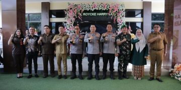 Wakil Walikota Kotamobagu Hadiri Peresmian Gedung Baru Polres Kotamobagu oleh Kapolda Sulut