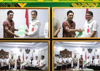 Wali Kota dan Wakil Wali Kota Kotamobagu Berikan Tugas PLH Kepada Lima Pejabat Pemkot