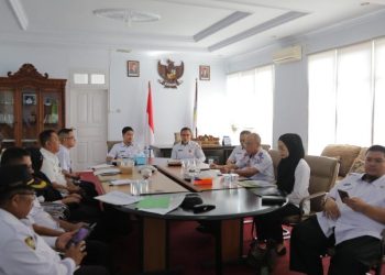 Wakil Wali Kota Kotamobagu Pimpin Rapat Evaluasi Capaian PAD