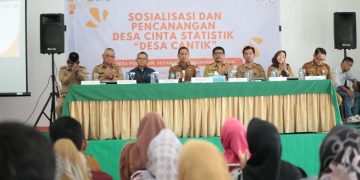 Wali Kota Weny Gaib Canangkan Desa Pontodon Sebagai Desa Cinta Statistik Tahun 2025
