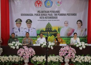 Wali Kota Kotamobagu Hadiri Pelantikan Pengurus Dekranasda, Kelompok Kerja PAUD, dan Tim Pembina Posyandu