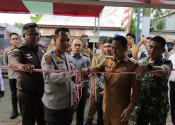 Walikota dan Kapolres Kotamobagu Resmikan Kampung Bebas Narkoba di Kelurahan Mongondow