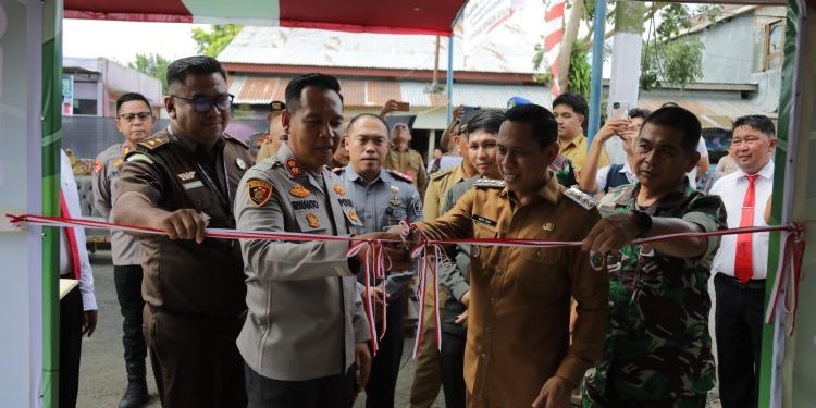 Walikota dan Kapolres Kotamobagu Resmikan Kampung Bebas Narkoba di Kelurahan Mongondow