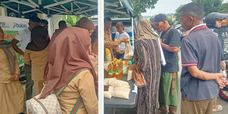 Pemkot Kotamobagu dan Bulog Cabang Bolmong Gelar Gerakan Pangan Murah Mandiri
