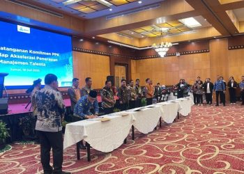 Wakil Wali Kota Kotamobagu Tandatangani Komitmen Akselerasi Manajemen Talenta