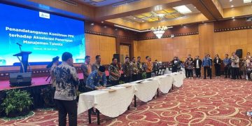 Wakil Wali Kota Kotamobagu Tandatangani Komitmen Akselerasi Manajemen Talenta