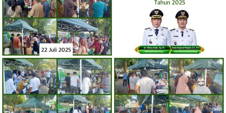 Dinas Ketahanan Pangan Kotamobagu Gelar Gerakan Pangan Murah, Warga Antusias