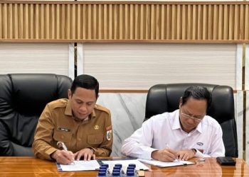 Walikota Weny Gaib Teken Rencana Aksi Kolaboratif Cegah Korupsi 2025 di BPKP Sulut