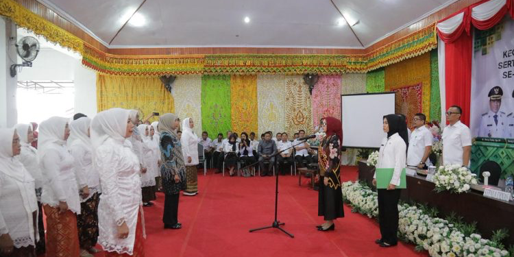 Bunda PAUD Kotamobagu Kukuhkan Bunda PAUD Kecamatan, Desa, Kelurahan dan Pokja se-Kota Kotamobagu