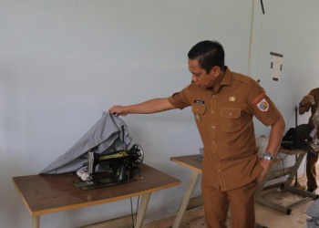 Wali Kota Tinjau Fasilitas Pelatihan Kerja Disnaker Kotamobagu