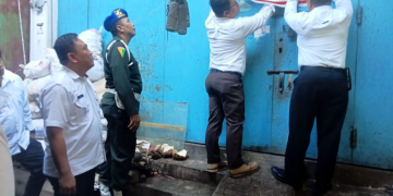 Pemkot Kotamobagu Tutup Sementara Ruko A10 di Pasar 23 Maret