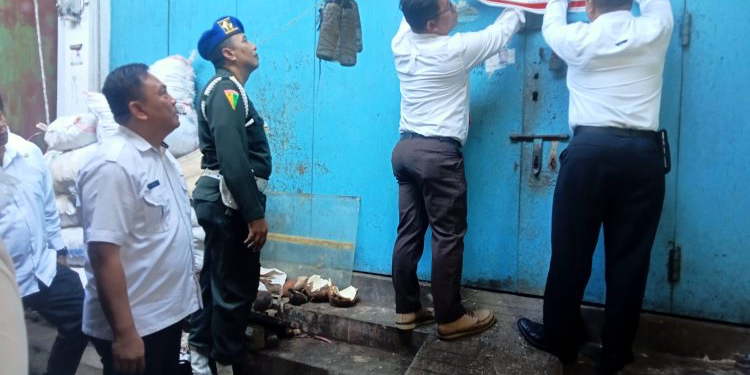 Pemkot Kotamobagu Tutup Sementara Ruko A10 di Pasar 23 Maret