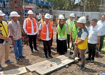 Walikota dan Wakil Walikota Kotamobagu Tinjau Pembangunan LabKesMas dan Proyek Fisik