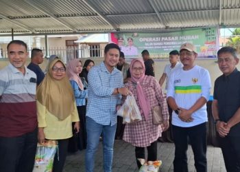 Wakil Wali Kota Rendy Virgiawan Mangkat Pantau Operasi Pasar Murah di Desa Tabang