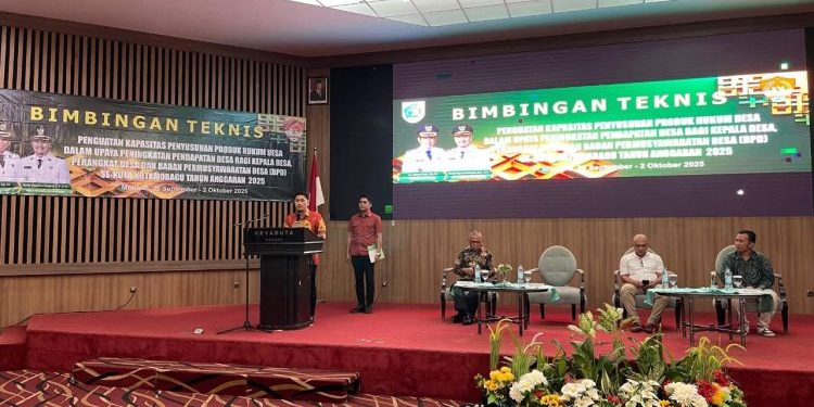 Wakil Wali Kota Kotamobagu Buka Bimtek Penyusunan Produk Hukum Desa