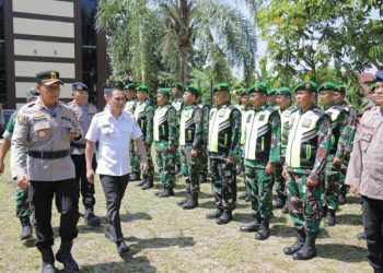 Walikota Hadiri Apel Kesiapsiagaan Menghadapi Bencana di Polres Kotamobagu