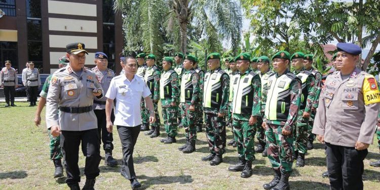 Walikota Hadiri Apel Kesiapsiagaan Menghadapi Bencana di Polres Kotamobagu