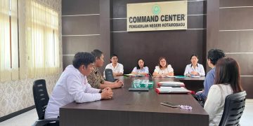 Tim Seleksi Posbakum PN Kotamobagu Gelar Tes Wawancara Kepada YLBH BMR