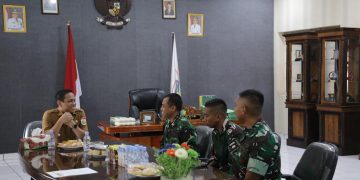 Wali Kota Kotamobagu Terima Audiensi Komandan Yonif TP 868 Bantong Sakti