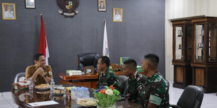 Wali Kota Kotamobagu Terima Audiensi Komandan Yonif TP 868 Bantong Sakti