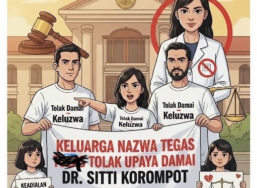 Keluarga Nazwa Tegas Tolak Upaya Damai dr. Sitti Korompot