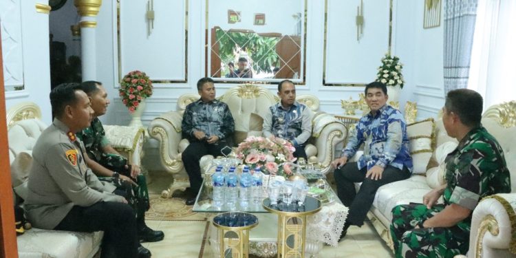 Kapolres Kotamobagu Hadiri Safari Natal Gubernur Sulut di Dumoga Utara