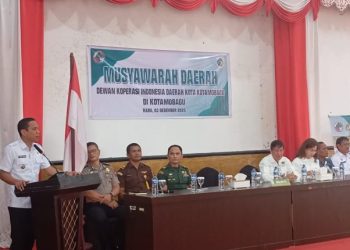 Wali Kota Weny Gaib Resmi Membuka Musda Dekopin Kotamobagu