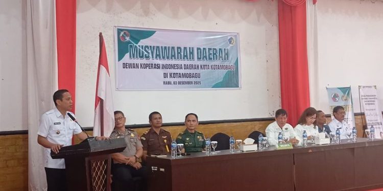 Wali Kota Weny Gaib Resmi Membuka Musda Dekopin Kotamobagu